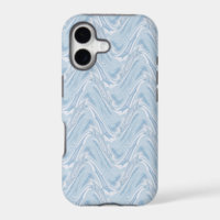 Cotton Candy Blue Abstract