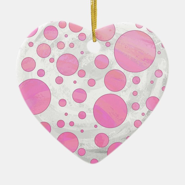 Cotton Candy Ceramic Tree Decoration (Front)