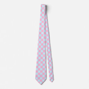 Cotton Candy Chequerboard Tie
