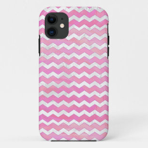 Cotton Candy Chevon Pattern iPhone 11 Case
