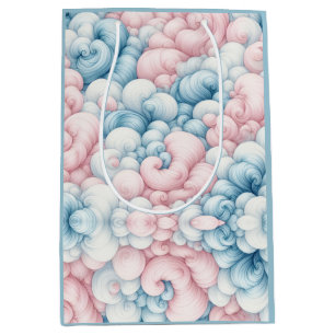 Cotton Candy Clouds Medium Gift Bag