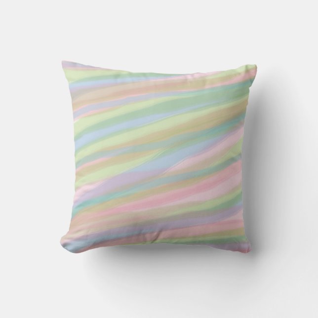 Cotton candy colors cushion (Front)