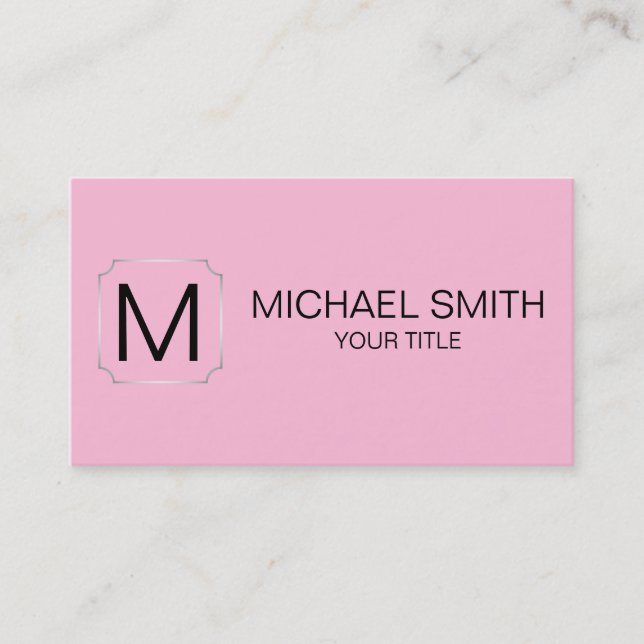 Cotton candy colour background business card (Front)