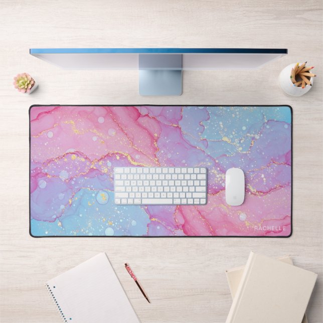 Cotton Candy Dreams Desk Mat (Office 1)
