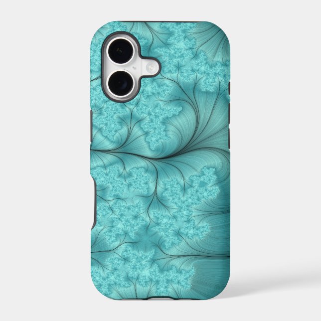 cotton candy fractal iphone case (Back)