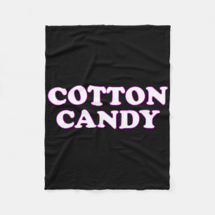 Cotton Candy Halloween Costume Pretend I'm Cotton  Fleece Blanket