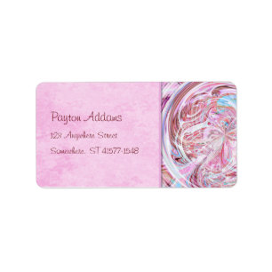 Cotton Candy Mandala Address Avery Label