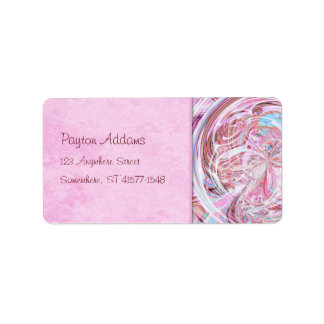 Cotton Candy Mandala Address Label