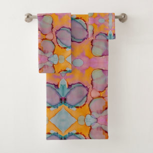 Cotton Candy Mirage Bath Towel Set