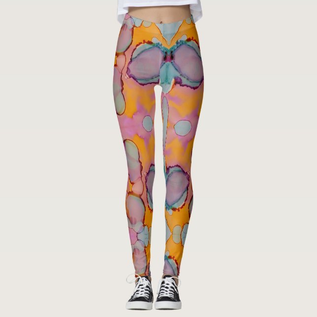 Cotton Candy Mirage Leggings (Front)