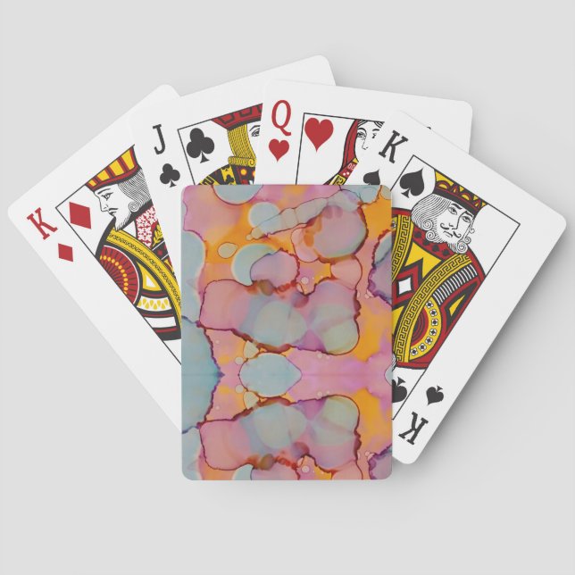 Cotton Candy Mirage Playing Cards (Back)