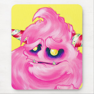 Cotton Candy Monster Mouse Pad