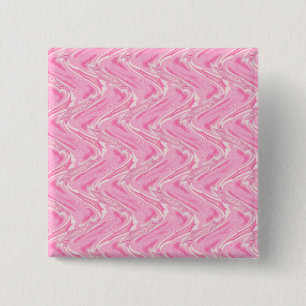 Cotton Candy Pink Abstract 15 Cm Square Badge