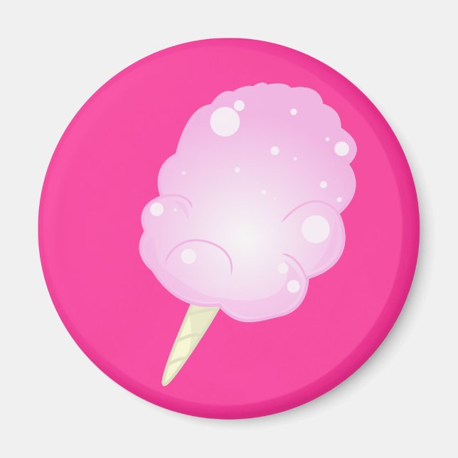 Cotton Candy - Pink Magnet (Front)