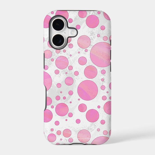 Cotton Candy Pink Polka Dot (Back)