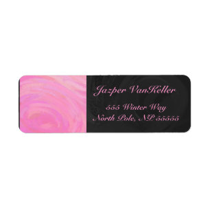 Cotton Candy Return Address Label