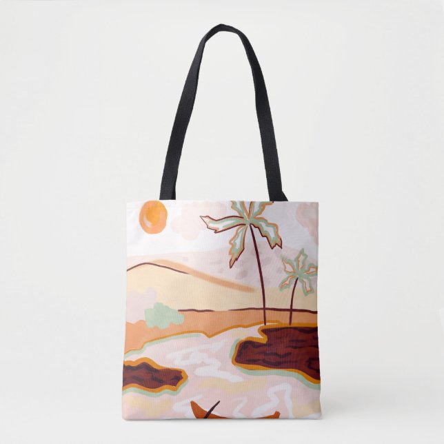 Cotton Candy Skies Tote Bag (Front)