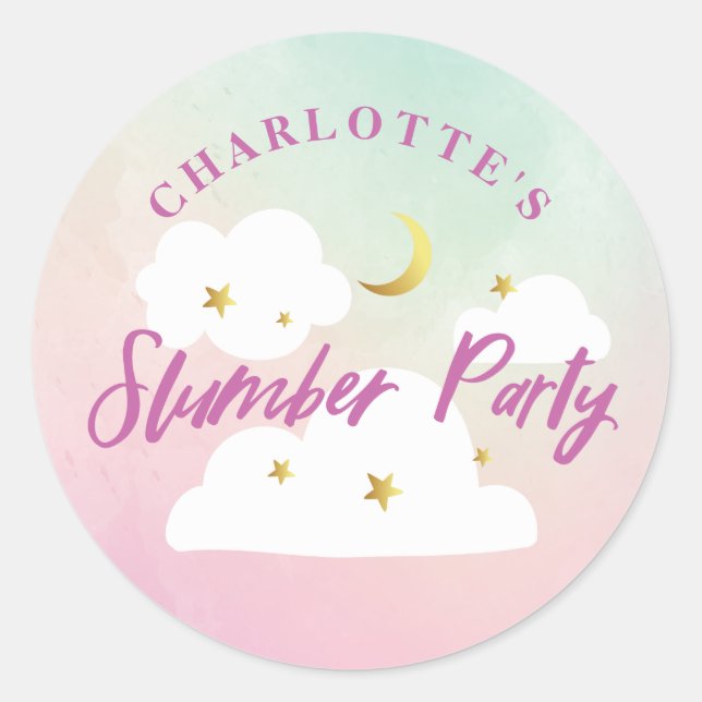 Cotton Candy Sky Sticker (Front)