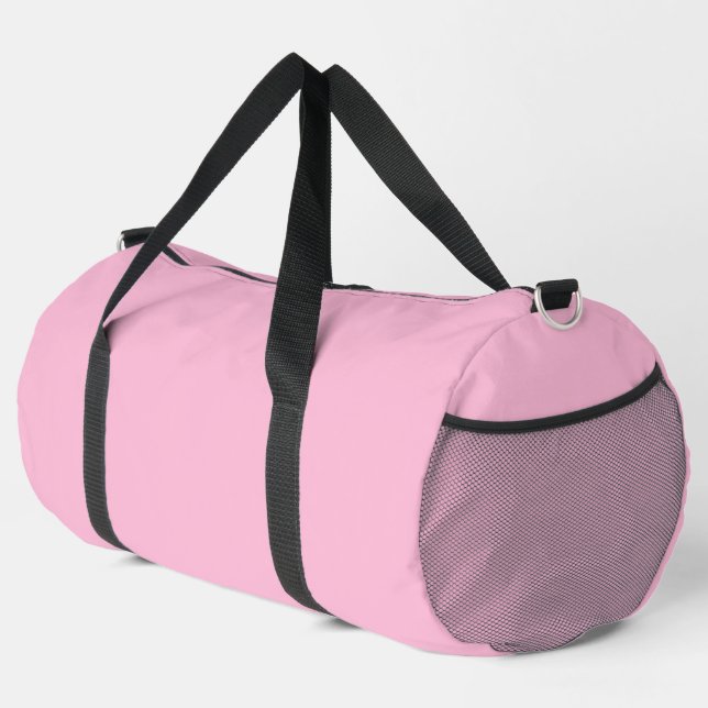 Cotton Candy Solid Colour Duffle Bag (Right Corner)