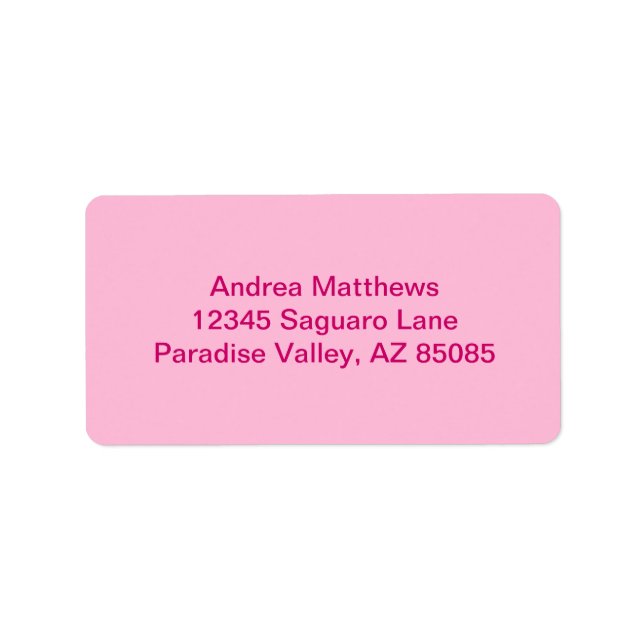 Cotton Candy Solid Colour Label (Front)