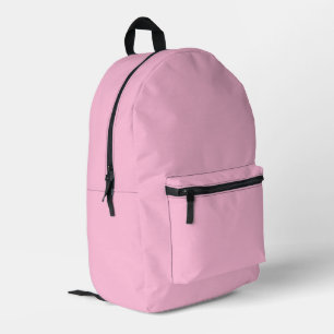 Cotton Candy Solid Colour Printed Backpack
