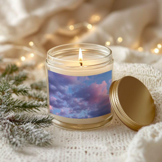 Cotton Candy Sunset Rectangular Sticker (Cotton Candy Sunset Rectangular Sticker)