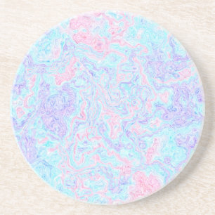 Cotton Candy Swirls Coaster