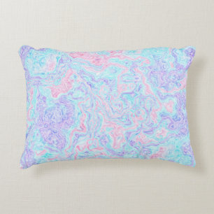 Cotton Candy Swirls Decorative Cushion