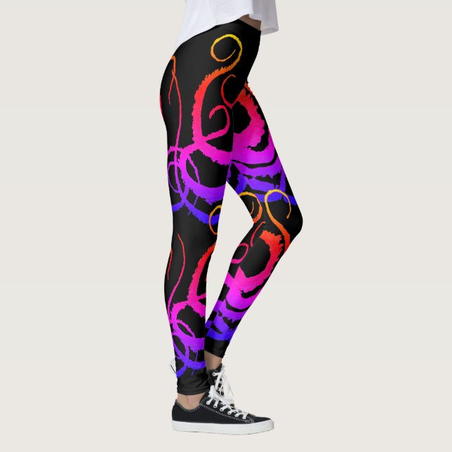 Cotton Candy Tentacles - Leggings (Right)