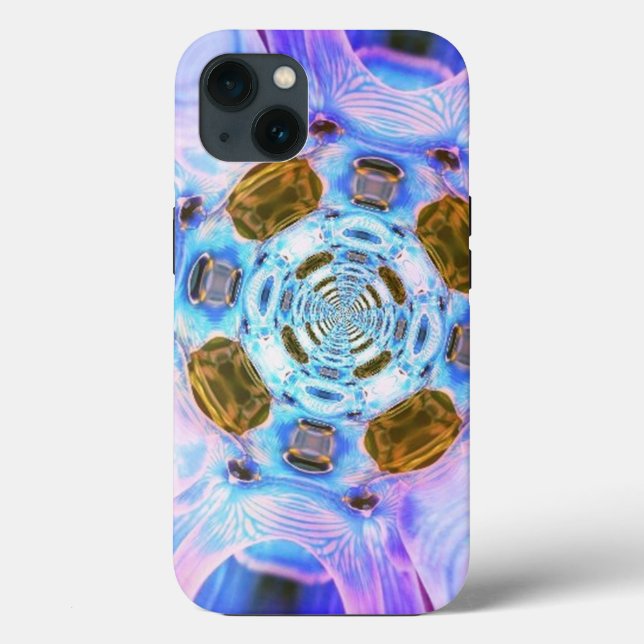 Cotton Candy Wormhole iPad case (Back)