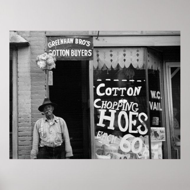 Cotton Chopping Hoes, 1930s Poster (Front)