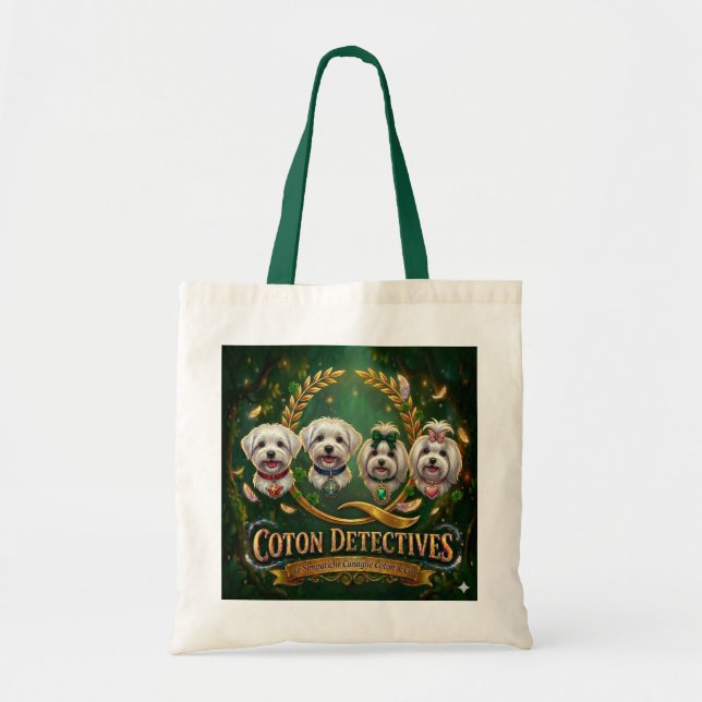 Cotton Detectives Tote Bag  (Front)