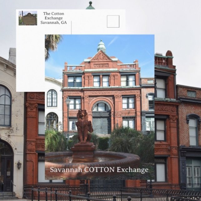Cotton Exchange Savannah Georgia Photographic Postcard (Creator Uploaded)