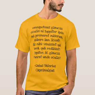 Cotton Eye Jove - Latin poem parody T-Shirt