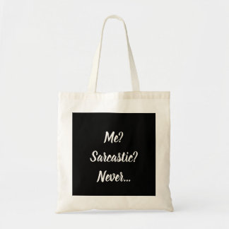 Cotton farrowed quote tote bag