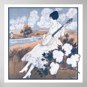 Cotton Field Poster