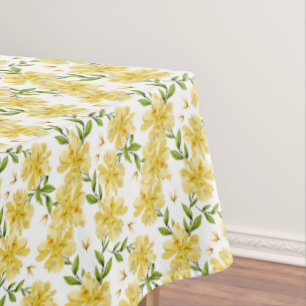 Cotton Floral Tablecloth