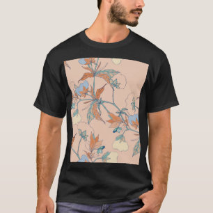 Cotton flowers: graceful peach ornament T-Shirt