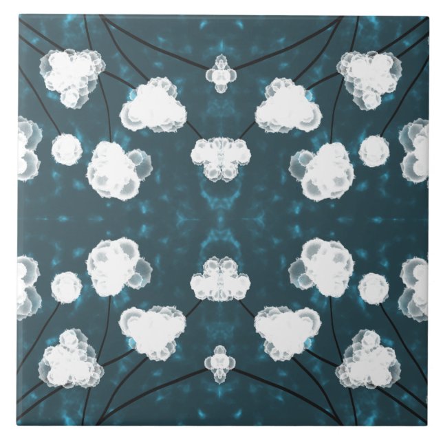 Cotton Gem Ceramic Tile (Front)