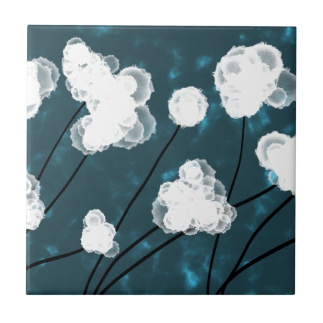 Cotton Gem Ceramic Tile (Front)