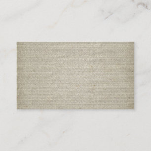 Cotton Linen Background Business Card