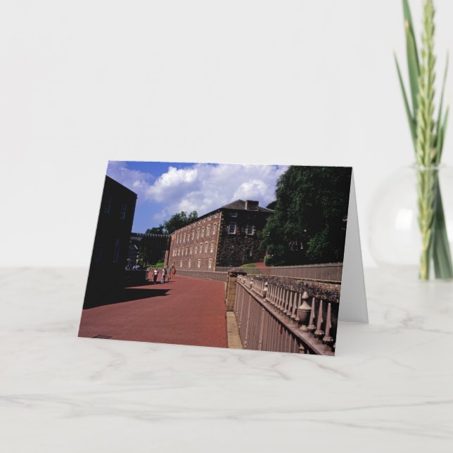 Cotton Mill at New Lanark Postcard (Front)