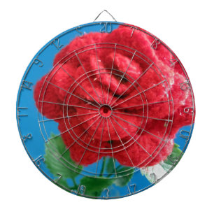 Cotton Red Rose Dartboard