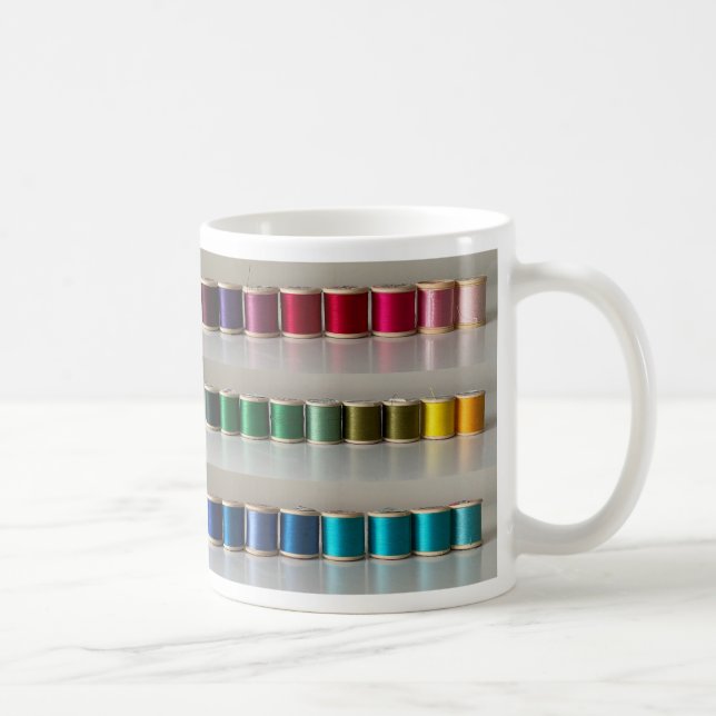Cotton Reels Coffee Mug (Right)