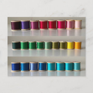 Cotton Reels Postcard