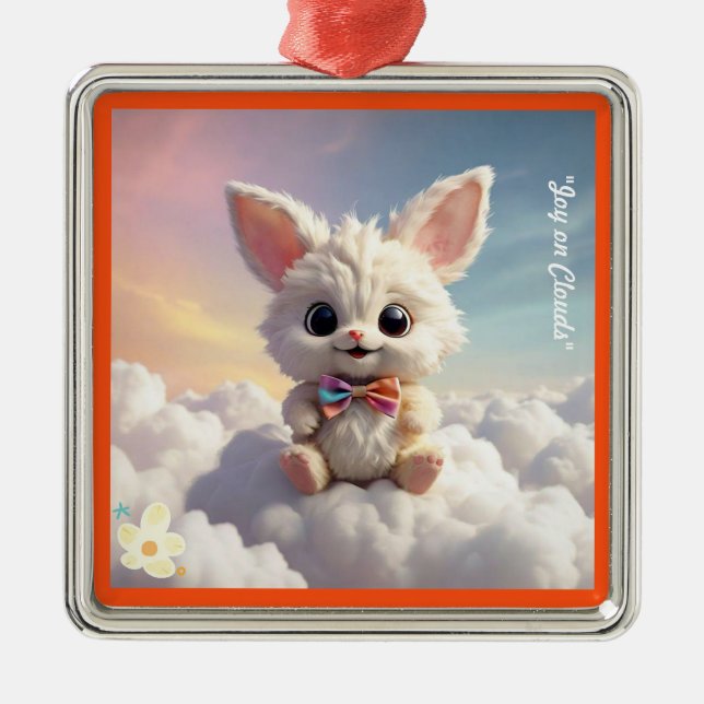 "Cotton Rider" Metal Ornament (Front)