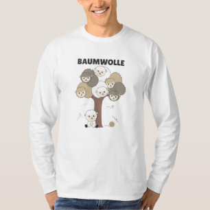 Cotton Sheep Word Game Many Sheep On Tree T-Shirt