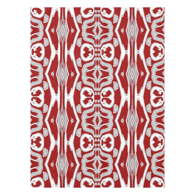 Cotton Table cloth, 52"x70" multicolor pattern  Ta Tablecloth (Front)