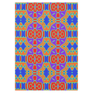 Cotton Tablecloth, A multicolor fabric pattern T Tablecloth