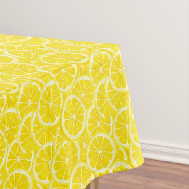Cotton Tablecloth Lemons (In Situ)